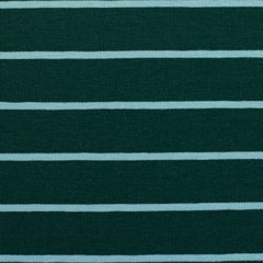 Baumwolljersey Isa Streifen - 749 dunkelpetrol