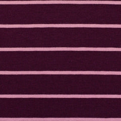 Baumwolljersey Isa Streifen - 937 bordeaux