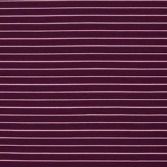 Baumwolljersey Isa Streifen - 937 bordeaux