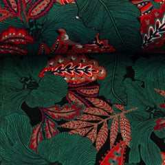 Viskose Webware Indian Summer by Bienvenido Colorido - 266 smaragd