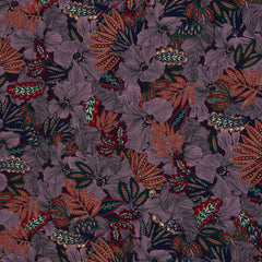 Viskose Webware Indian Summer by Bienvenido Colorido - 938 aubergine