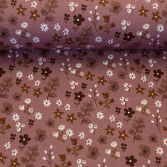 Baumwolljersey Winterbloom by Christiane Zielinski - 435 altrosa