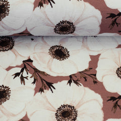 Modal French Terry Annemone by Christiane Zielinski - 435 altrosa