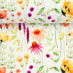 Baumwolljersey Flora