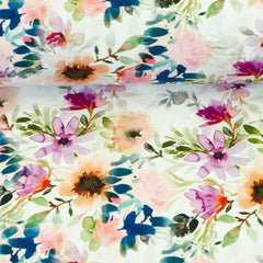 Baumwolljersey Flora