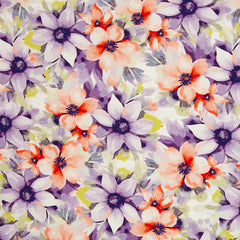 Baumwolljersey Flora