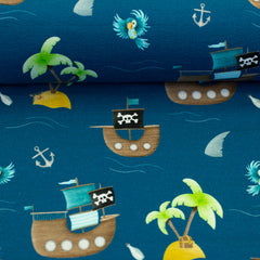 Baumwolljersey Ahoi! by mrs. Mint Design