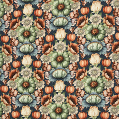 Canvas Victorian Damask by Bienvenido Colorido - 597 dunkelblau