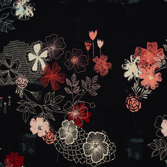 Baumwolljersey Mystical Florals by Anette Kithier