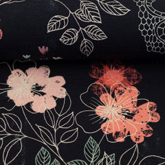 Baumwolljersey Mystical Florals by Anette Kithier