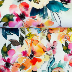 Baumwolljersey Lena Flower