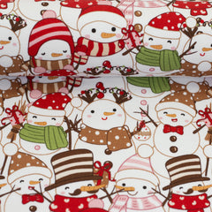 Sweatshirt Stoff Holly Lebkuchen & Co