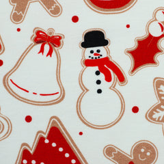 Sweatshirt Stoff Holly Lebkuchen & Co