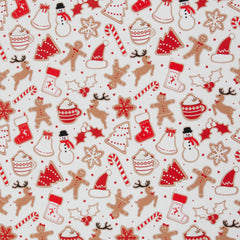 Sweatshirt Stoff Holly Lebkuchen & Co