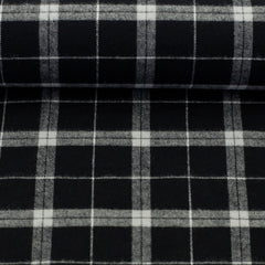 Baumwollflanell Maverick - 299 schwarz