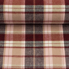 Baumwollflanell Maverick 126/338 burgundy