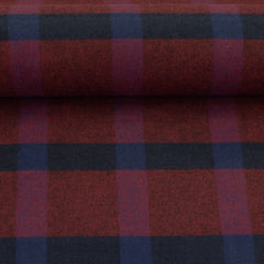Baumwollflanell Maverick 157/339 burgundy