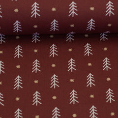 Baumwollwebware Björn Tannen - 937 bordeaux