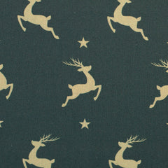 Baumwollwebware Björn Rentiere - 749 dunkelpetrol