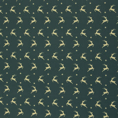 Baumwollwebware Björn Rentiere - 749 dunkelpetrol