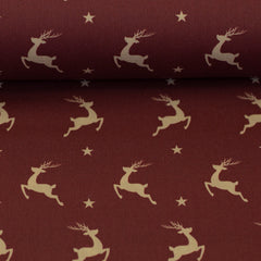Baumwollwebware Björn Rentiere - 937 bordeaux