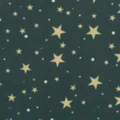 Baumwollwebware Björn Sterne - 749 dunkelpetrol