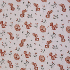 Baumwolljersey Life in the Forest by Christiane Zielinski - Eichhörnchen - 010 natur