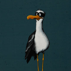 Panel French Terry Seagull Ole by Thorsten Berger