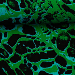 Viskose Webware Pop Art Waves by Thorsten Berger