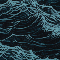 Baumwolljersey Ozean Waves by Thorsten Berger