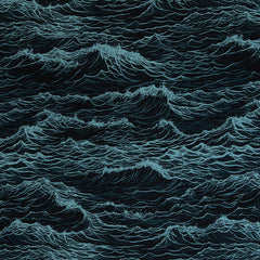 Baumwolljersey Ozean Waves by Thorsten Berger