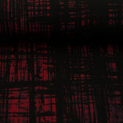 French Terry Wild Doodles by Thorsten Berger - 338 burgundy