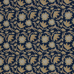 Canvas Retro Flowers by Emjo-Design