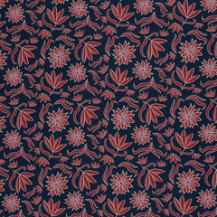 Canvas Retro Flowers by Emjo-Design