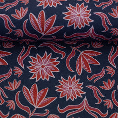 Canvas Retro Flowers by Emjo-Design