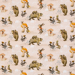 Baumwolljersey Lathi Waldfreunde