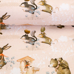 Baumwolljersey Lathi Waldfreunde