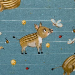 Baumwolljersey Lathi Wildschweine