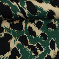 Viskosewebware Geoluxe Leo by ki-ba-doo - 563 dunkelgrün