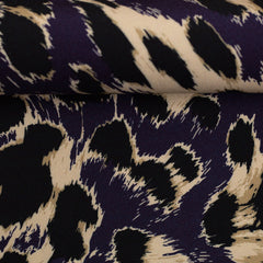 Viskosewebware Geoluxe Leo by ki-ba-doo - 596 nachtblau