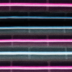 French Terry Glow by Lycklig Design - Neonstreifen