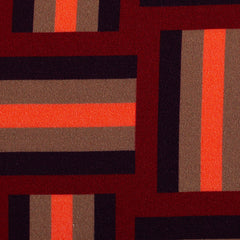 Viskosewebware Geoluxe Braid Stripe by ki-ba-doo - 338 burgundy