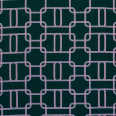 Viskosewebware Geoluxe Chain Twist by ki-ba-doo - 748 petrol/flieder