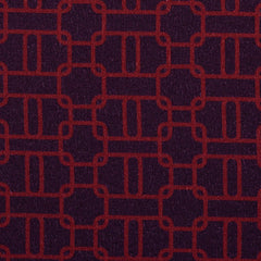 Viskosewebware Geoluxe Chain Twist by ki-ba-doo - 938 aubergine