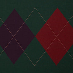 Panel French Terry Geoluxe Argyle by ki-ba-doo - 748 petrol