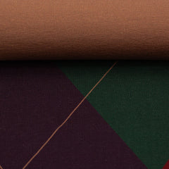 Panel French Terry Geoluxe Argyle by ki-ba-doo - 748 petrol