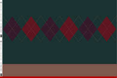 Panel French Terry Geoluxe Argyle by ki-ba-doo - 748 petrol