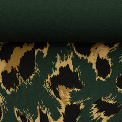 French Terry Geoluxe Leo Blockstreifen by ki-ba-doo - 748 petrol