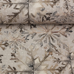 Canvas Niklas Eiskristalle - 183 grau