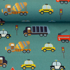 Baumwoll Webware Bill Fahrzeuge - 265 mint